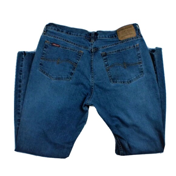 Jordache Authentic Jeanswear Juniors 17/18 Jeans Denim Blue Raw Edge - Picture 4 of 5